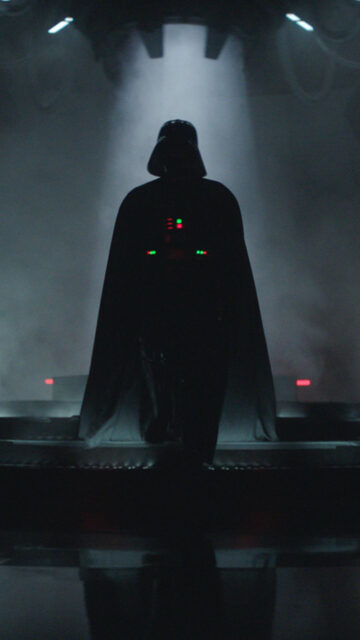 Darth Vader Silhouette Cinematic 4K Mobile Wallpaper