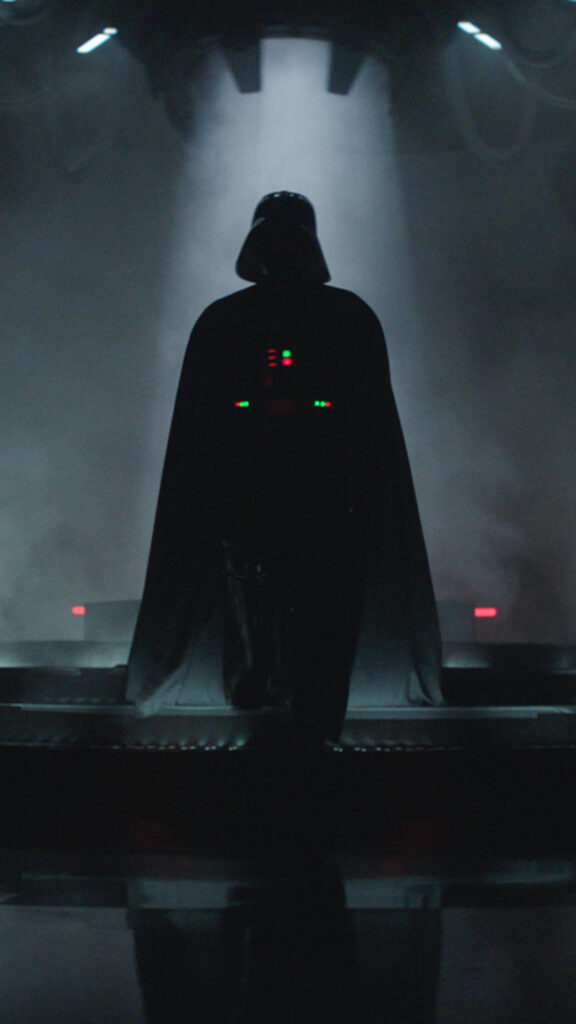 Darth Vader Silhouette Cinematic 4K Mobile Wallpaper