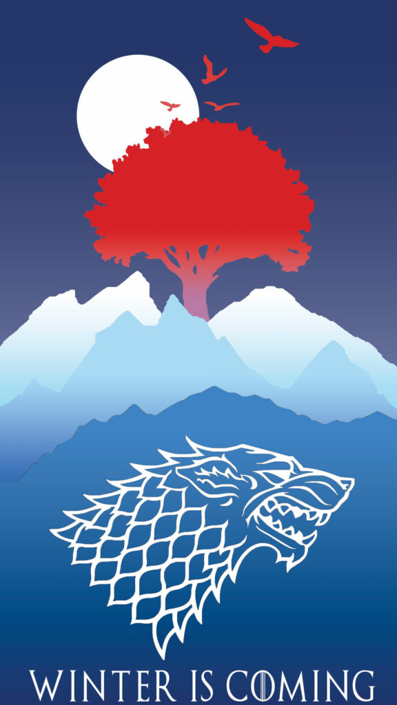 Game of Thrones Stark House Sigil Mobile Wallpaper