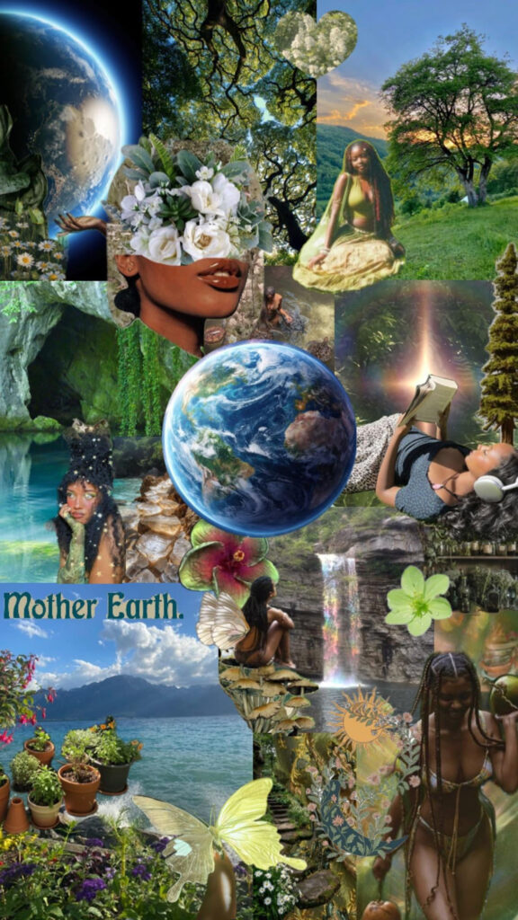 Virgo Earth Aesthetic Mother Earth Spiritual Manifestation Wallpaper