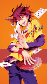 Sora No Game No Life Anime Style Mobile Wallpaper