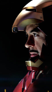Iron Man Close-up Marvel Superhero Mobile Wallpaper