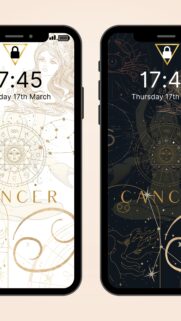 Cancer Zodiac Sign Aesthetic: Moon-Ruled Emotional Depth and Intuition Wallpaper