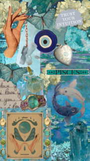 Ethereal Pisces Aesthetic Zodiac Energy and Manifestation Wallpaper