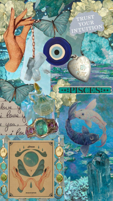 Ethereal Pisces Aesthetic Zodiac Energy and Manifestation Wallpaper