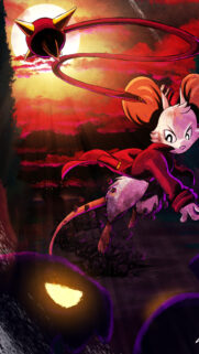 Mouse Warrior with Flail Mobile Wallpaper
