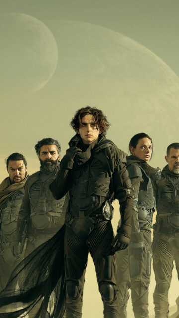Dune Cast Cinematic Portrait Mobile Wallpaper