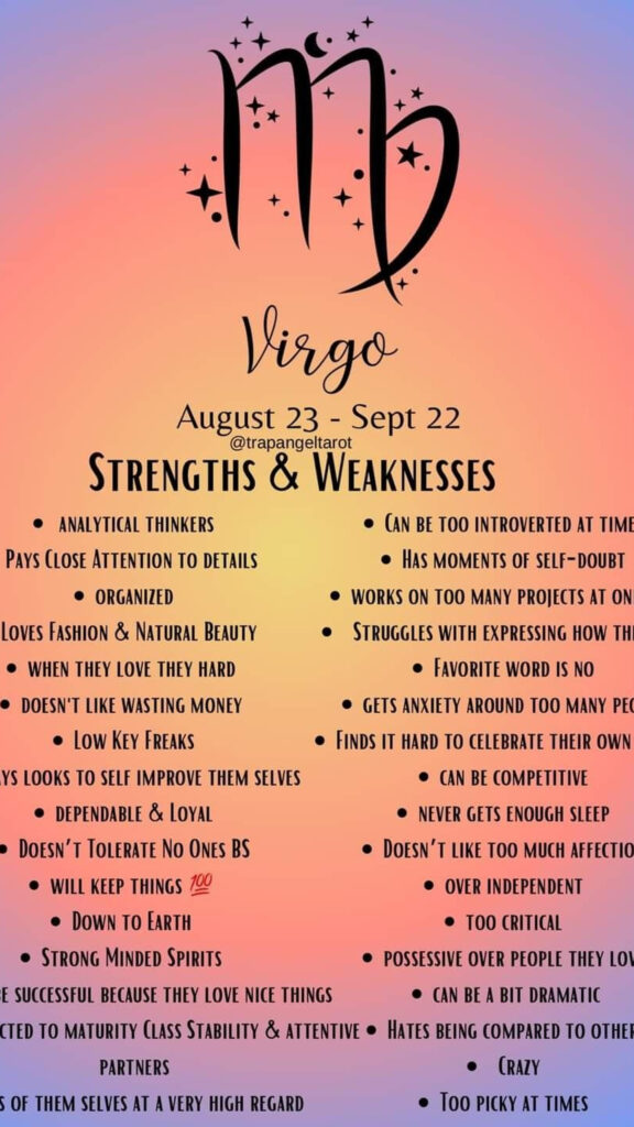 Virgo Zodiac Sign Personality Traits and Earth Element Aesthetic Wallpaper