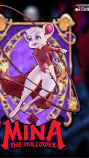 Mina the Hollower Action Mouse Heroine Mobile Wallpaper