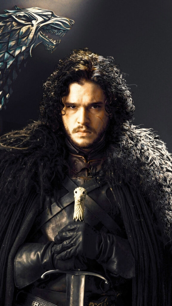 Jon Snow Game of Thrones Cinematic Hero Mobile Wallpaper