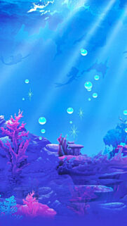 Enchanted Underwater Mermaid Kingdom Mobile Wallpaper