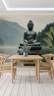 Zen Buddha Meditation and Inner Peace Spiritual Aesthetic Wallpaper
