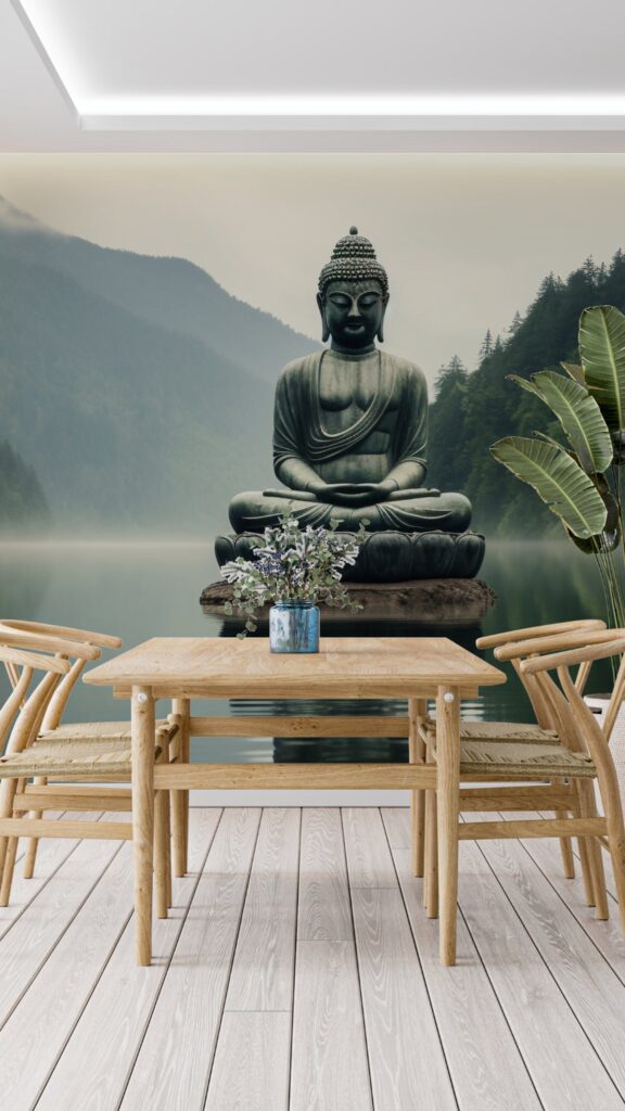 Zen Buddha Meditation and Inner Peace Spiritual Aesthetic Wallpaper