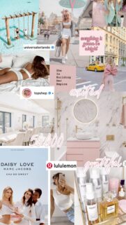 Success Mindset Vision Board Aesthetic Manifestation Mobile Wallpaper