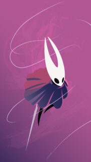 Hornet Hollow Knight Minimalist Mobile Wallpaper
