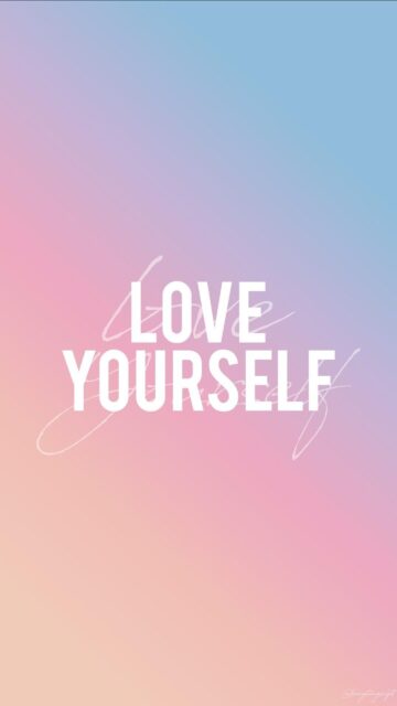 Love Yourself Aesthetic Manifestation and Self-Love Soul Wallpaper