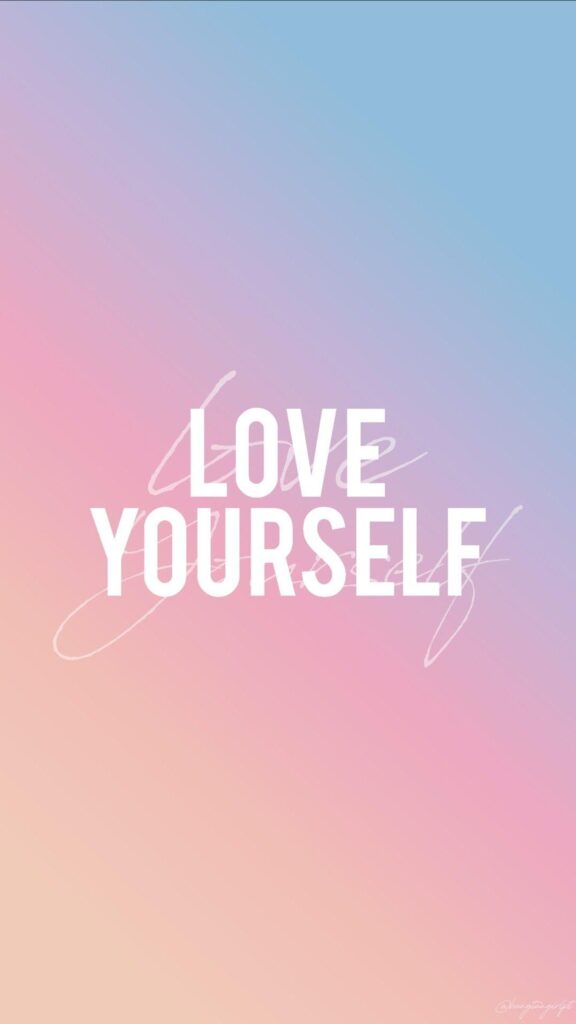 Love Yourself Aesthetic Manifestation and Self-Love Soul Wallpaper