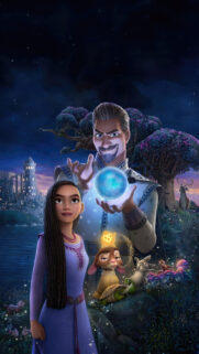 Asha and King Magnifico Wish Disney Mobile Wallpaper