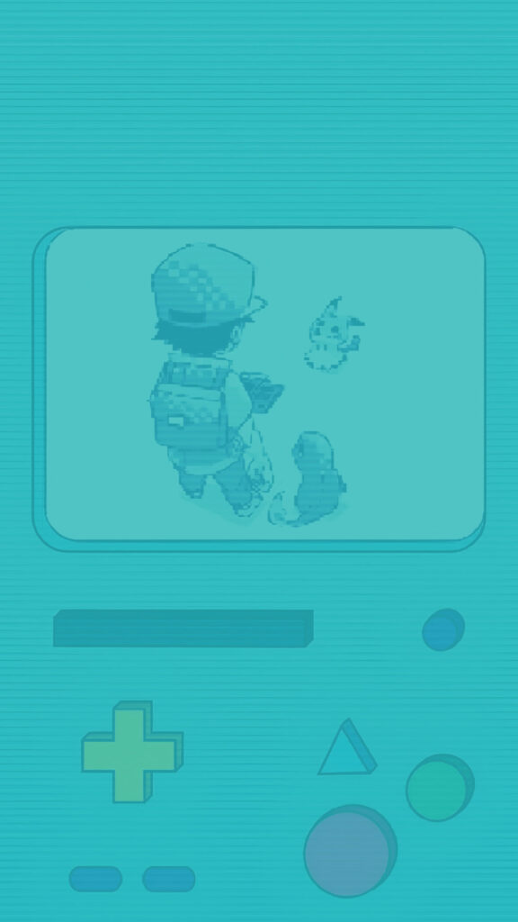 Retro Pixel Pokémon Trainer Game Boy Mobile Wallpaper