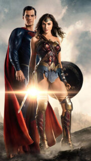 Superman and Wonder Woman Cinematic 4K Mobile Wallpaper