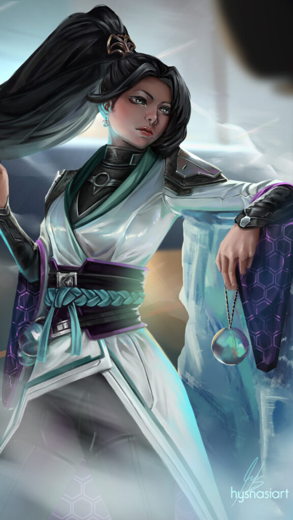 Sage Valorant Character Digital Art Mobile Wallpaper