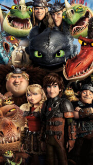 How to Train Your Dragon Movie Characters Mobile Wallpaper