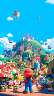 Super Mario Bros. World Exploration Mobile Wallpaper
