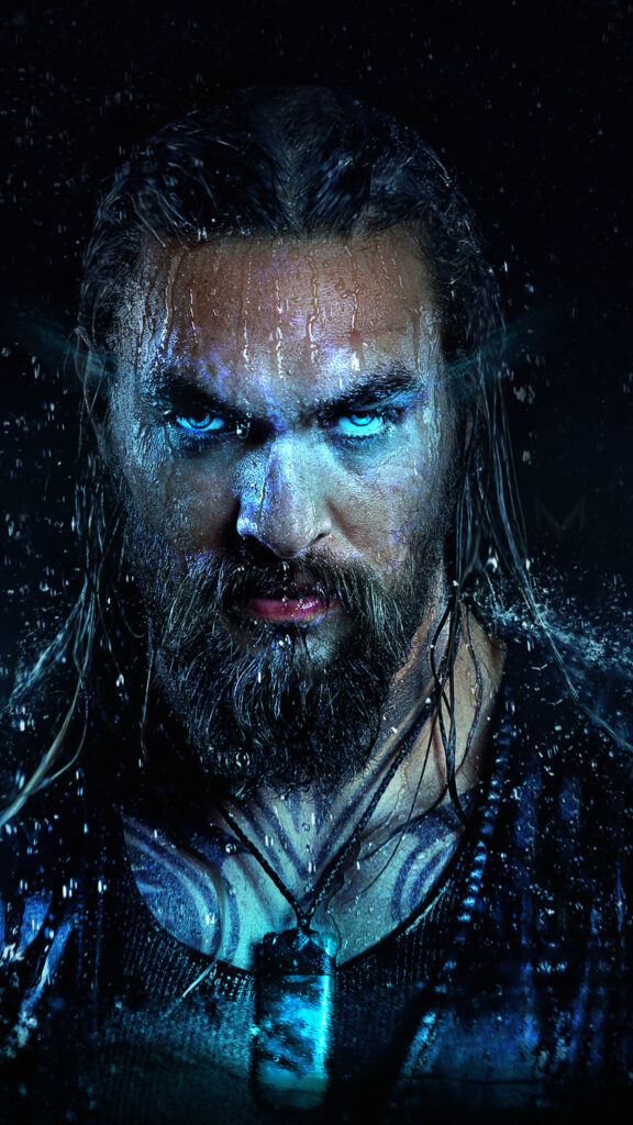 Jason Momoa Cinematic Portrait Artistic Mobile Wallpaper