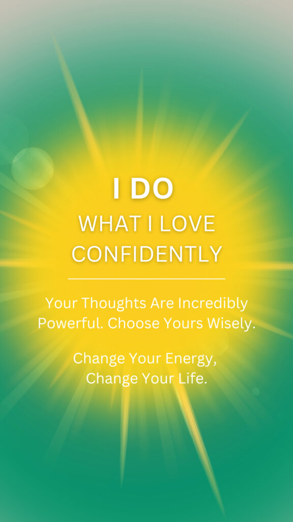 Positive Manifestation and Energy Flow Affirmation Spiritual Wallpaper