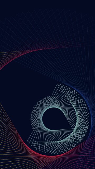 Sacred Geometry Fractal Light Art Spiritual Energy iPhone Wallpaper
