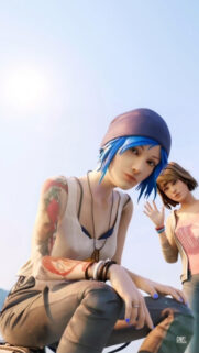 Chloe Price and Max Caulfield Life is Strange Phone Wallpaper