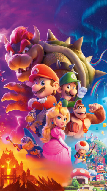 The Super Mario Bros. Movie Cinematic Mobile Wallpaper