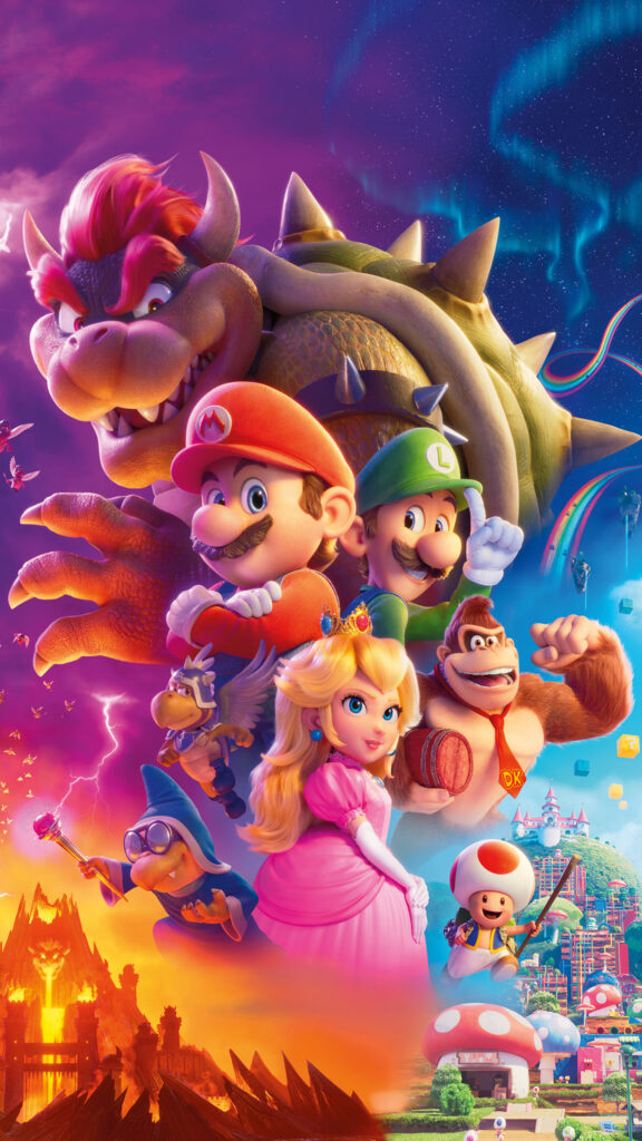 The Super Mario Bros. Movie Cinematic Mobile Wallpaper