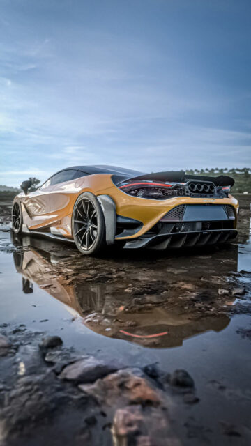 McLaren 720S Sports Car Mobile Wallpaper
