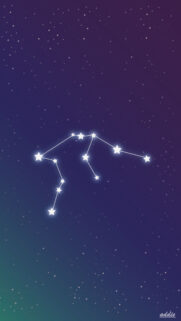 Minimalist Aquarius Constellation Night Sky Spiritual Zodiac Wallpaper