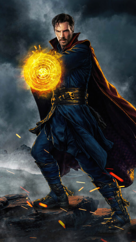 Benedict Cumberbatch as Doctor Strange 4K Mobile Wallpaper
