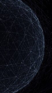 Sacred Geometry Network and Celestial Connectivity Energy Art Wallpaper