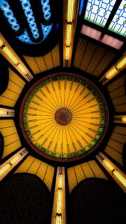 Sacred Geometry Mosque Dome Golden Mandala Energy Wallpaper