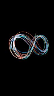Neon Infinity Symbol Sacred Geometry Spiritual Energy Wallpaper