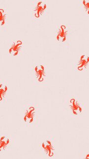 Minimalist Red Scorpio Zodiac Astrology Aesthetic Phone Wallpaper