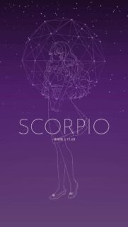 Scorpio Aesthetic Zodiac Constellation Art Phone Wallpaper