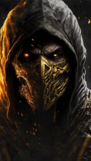 Scorpion Mortal Kombat Gaming Wallpaper – 4K High-Quality Mobile Background