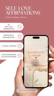 I Am Inherently Valuable Self Love Manifestation Affirmation Wallpaper