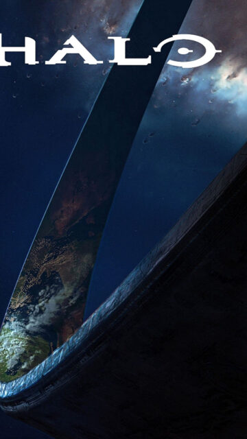 Halo Ring Space View Mobile Wallpaper