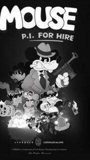 Mouse P.I. For Hire Noir Action Mobile Wallpaper