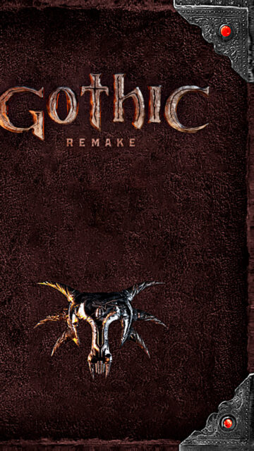 Gothic Remake Metallic Demon Skull Mobile Wallpaper