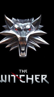 Wolf Medallion The Witcher Logo Mobile Wallpaper
