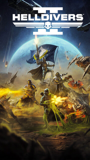 Helldivers 2 Intense Galactic Battle Mobile Wallpaper