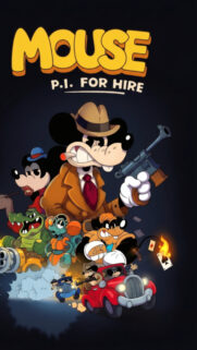 Mouse P.I. For Hire Noir Cartoon Style Mobile Wallpaper