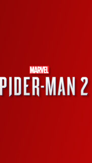 Marvel’s Spider-Man 2 Red Logo Mobile Wallpaper